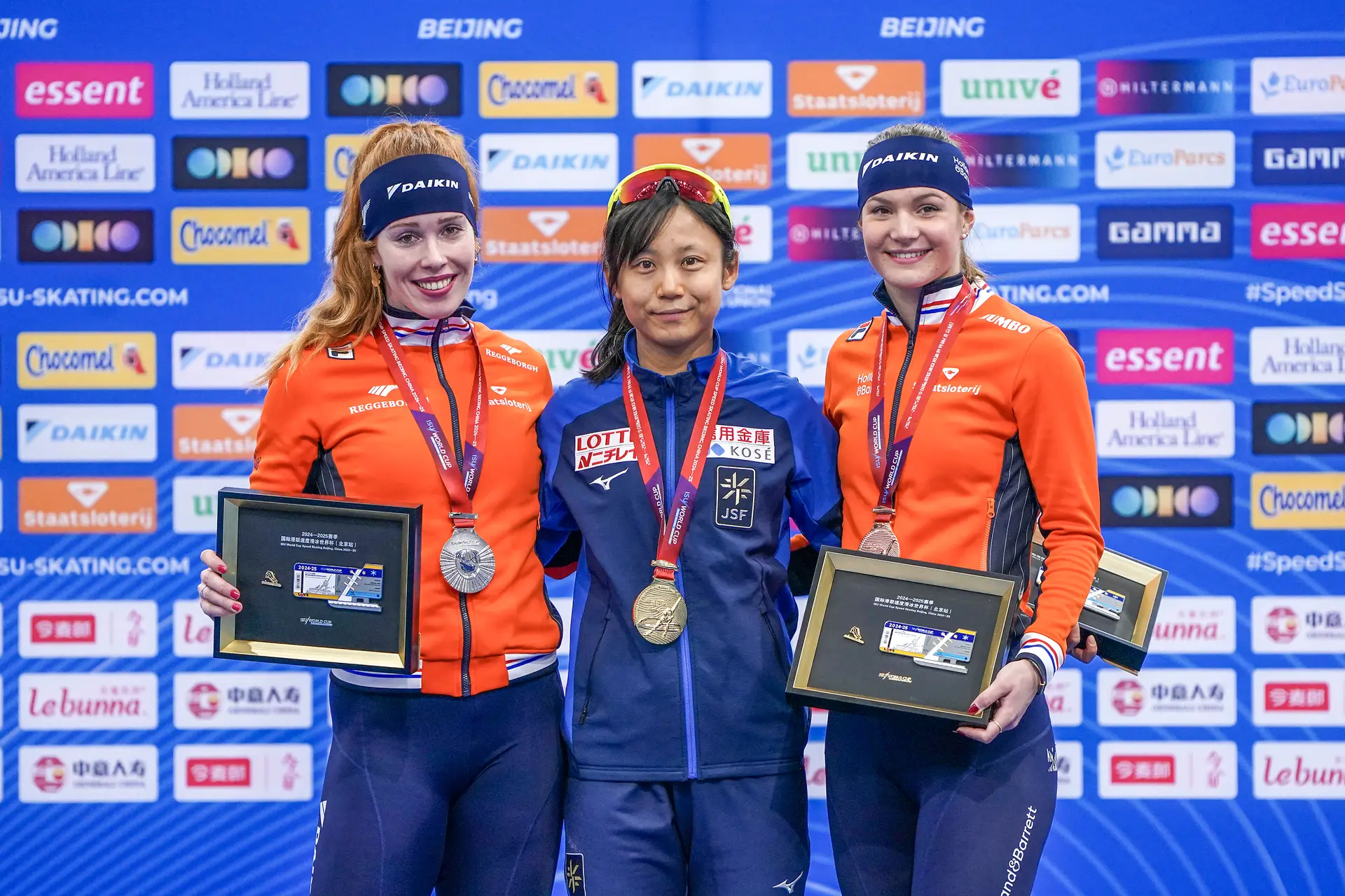 Podium 1000 m WC 2