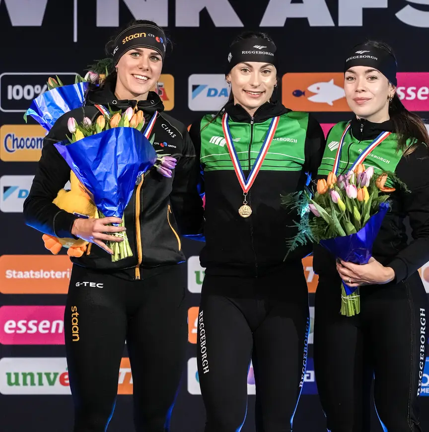 Podium 500 m NK Afstanden 2026