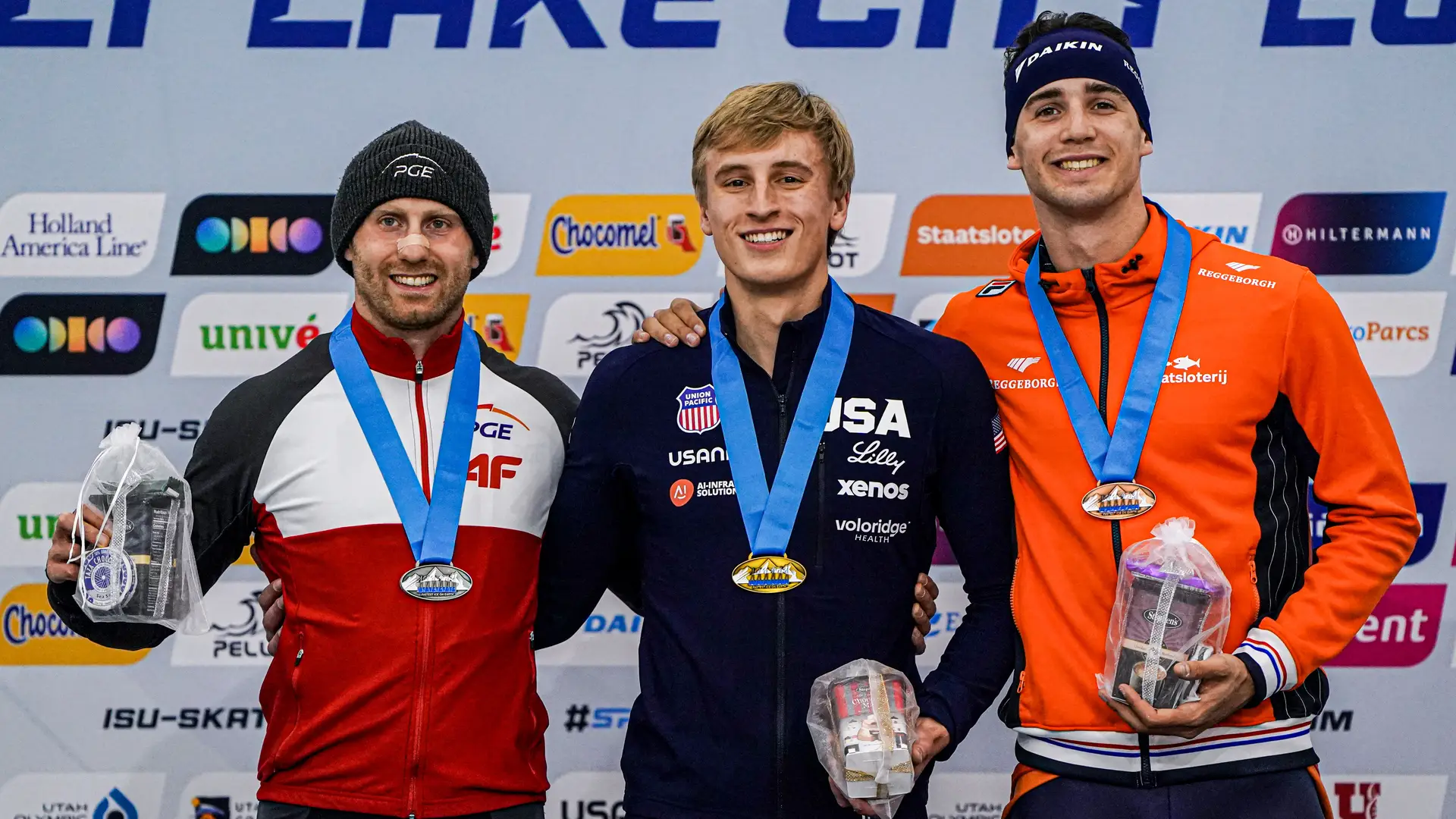 Podium 1000 meter SLC