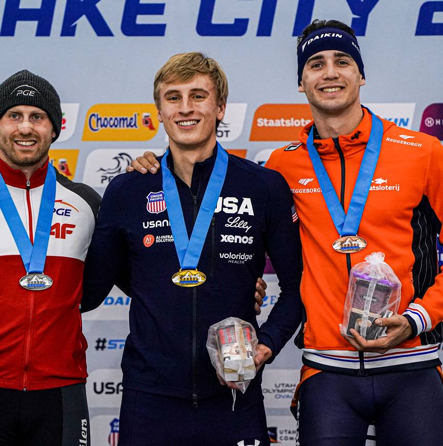 Podium 1000 meter SLC