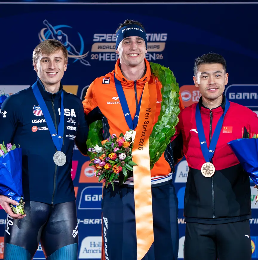 Podium WK Sprint mannen