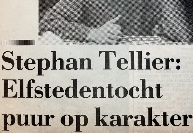 Krantenknipsel Stephan Tellier