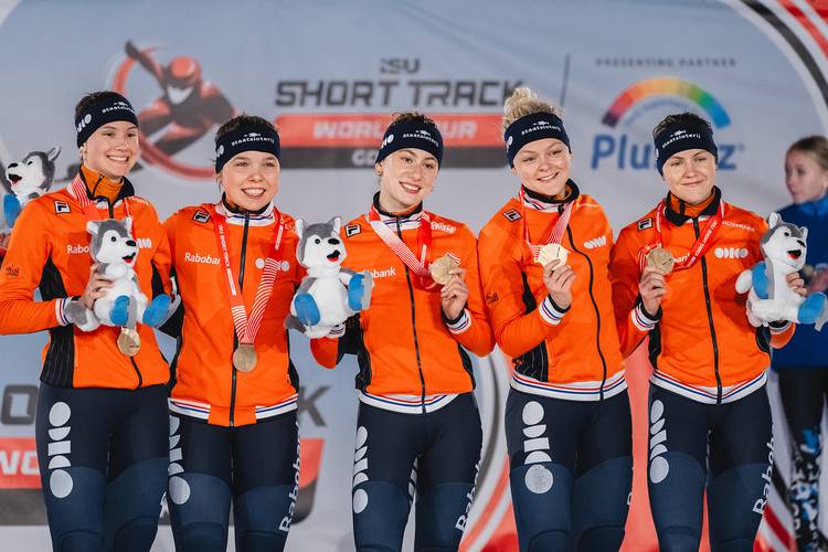 Relaygoud voor de vrouwen WC 3 2025