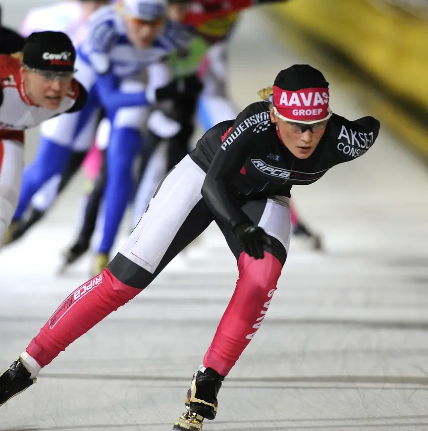 Irene Schouten 2009 - derde plaats Marathon Cup 8 Amsterdam Jaap Edenbaan