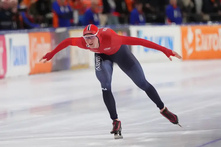 Sander Eitrem kwam, zag en overwon in Heerenveen