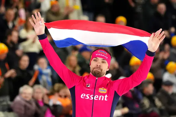 Chris Huizinga, NK Afstanden, 16 februari 2025