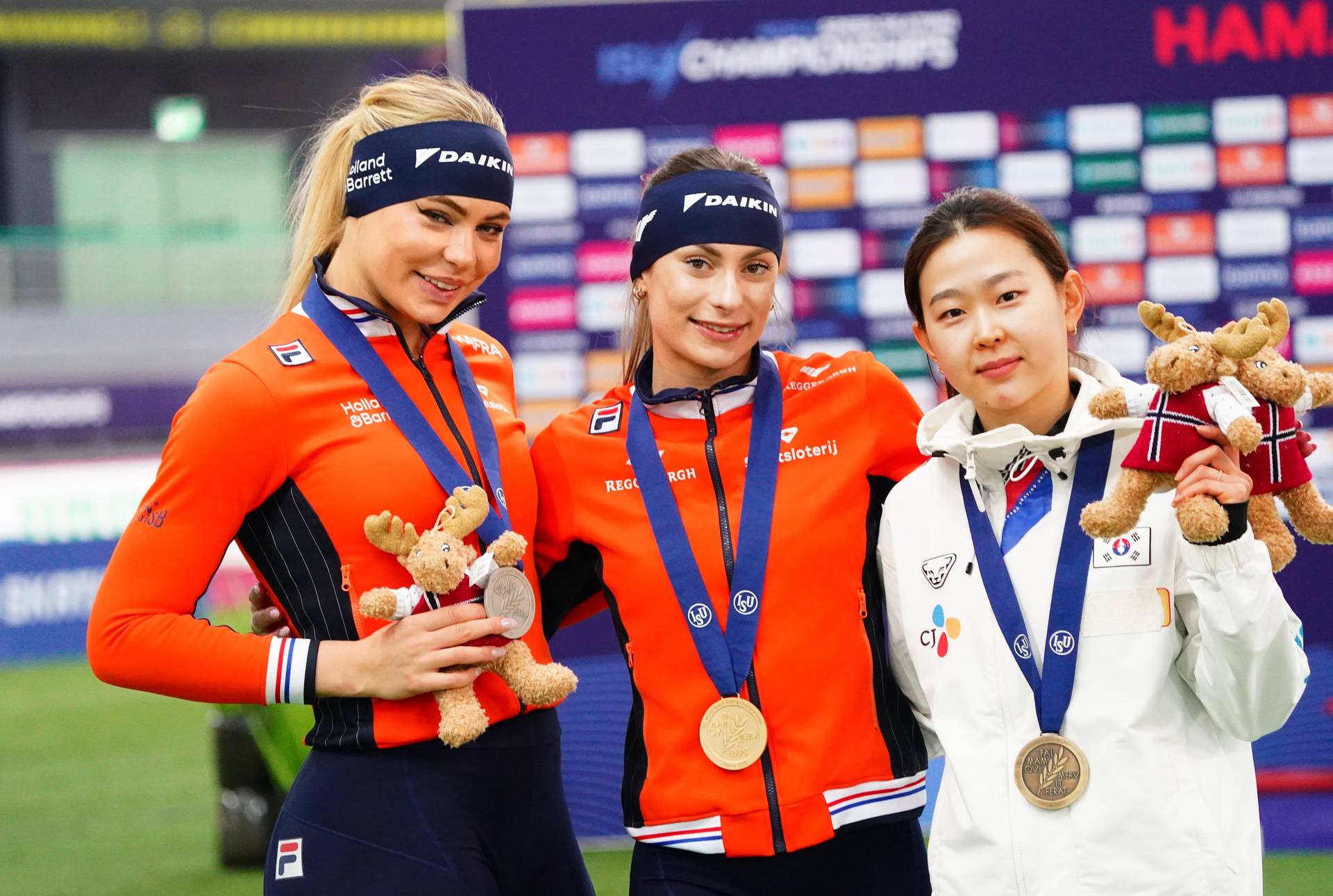 Podium 500 meter