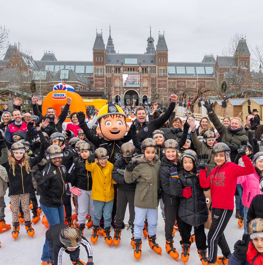 Jeugdschaatsdag Amsterdam - Sven Kramer Academy