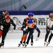 Xandra en Michelle Velzeboer in actie tijdens World Tour 1 - Montreal 2025-2026