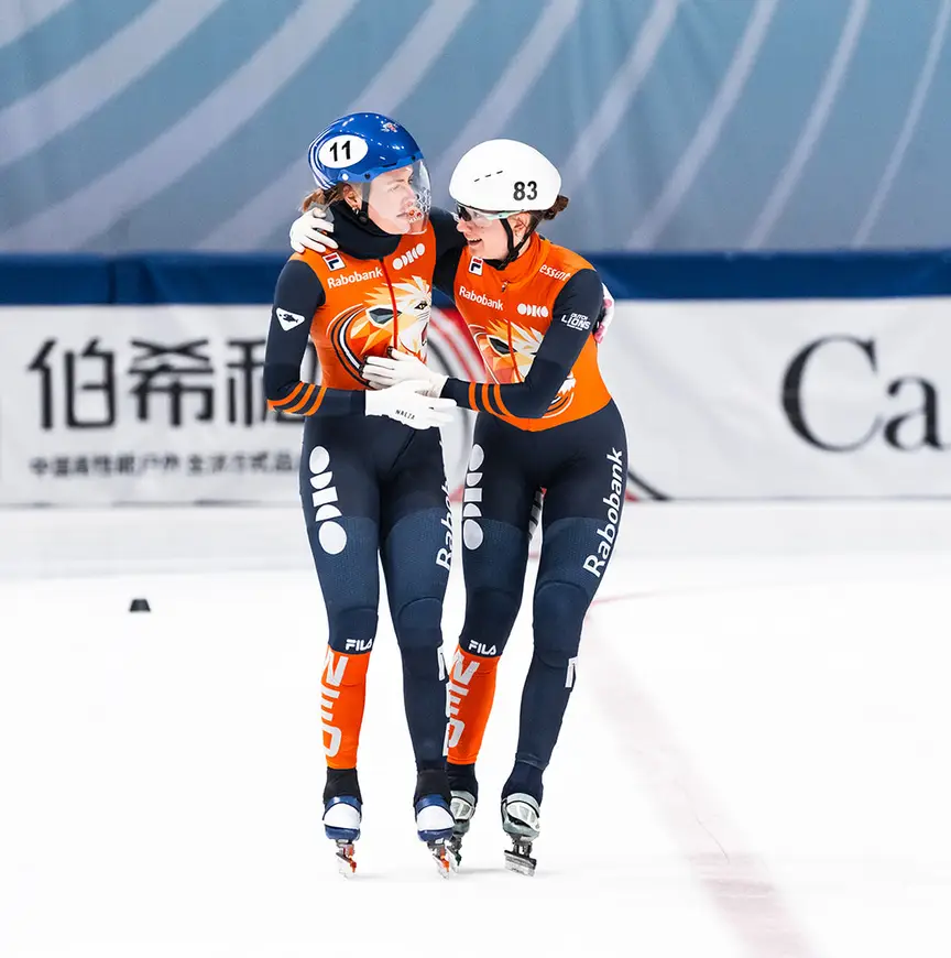 Michelle Velzeboer en Selma Poutsma