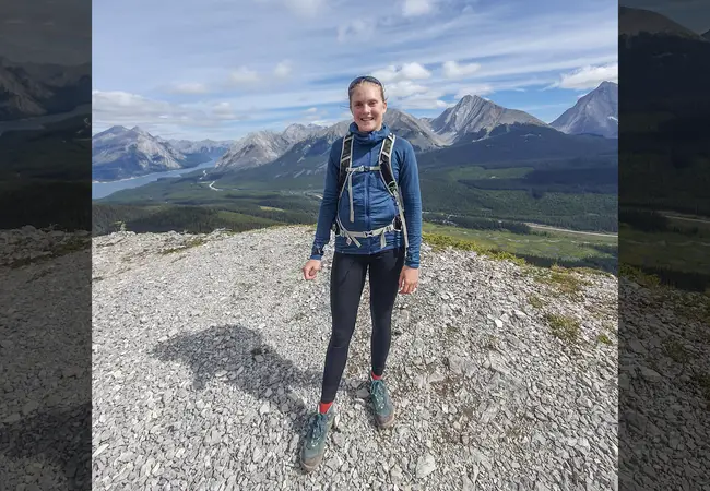 Silke Kabel in de Canadese natuur