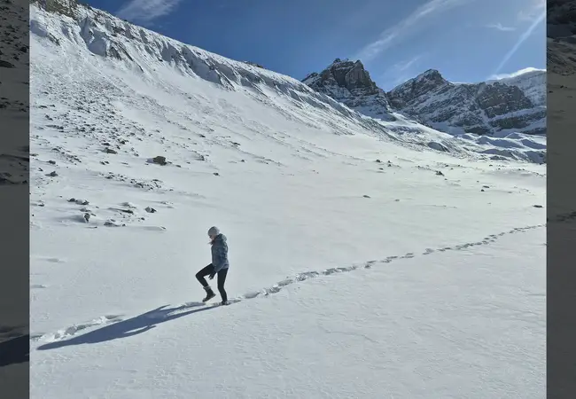 Silke Kabel in de Canadese natuur