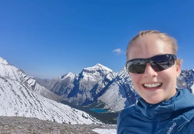Silke Kabel in de Canadese natuur