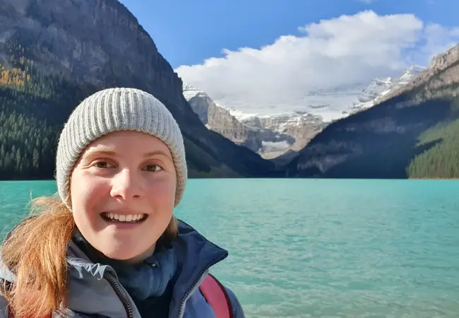 Silke Kabel in de Canadese natuur