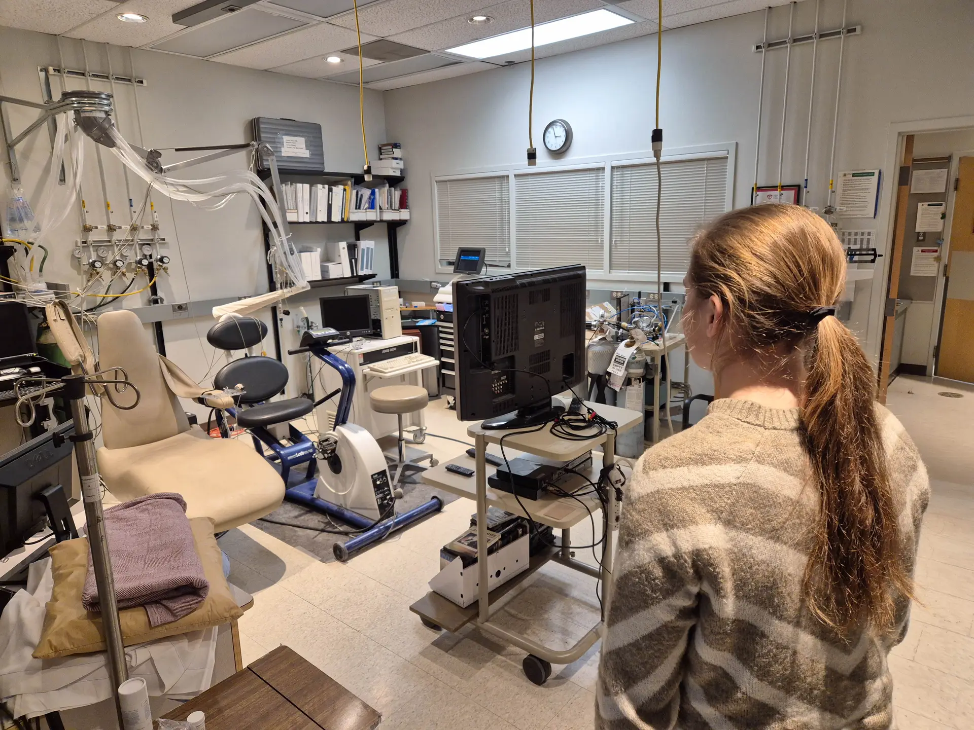 Silke Kabel,  onderzoeksruimte in Calgary