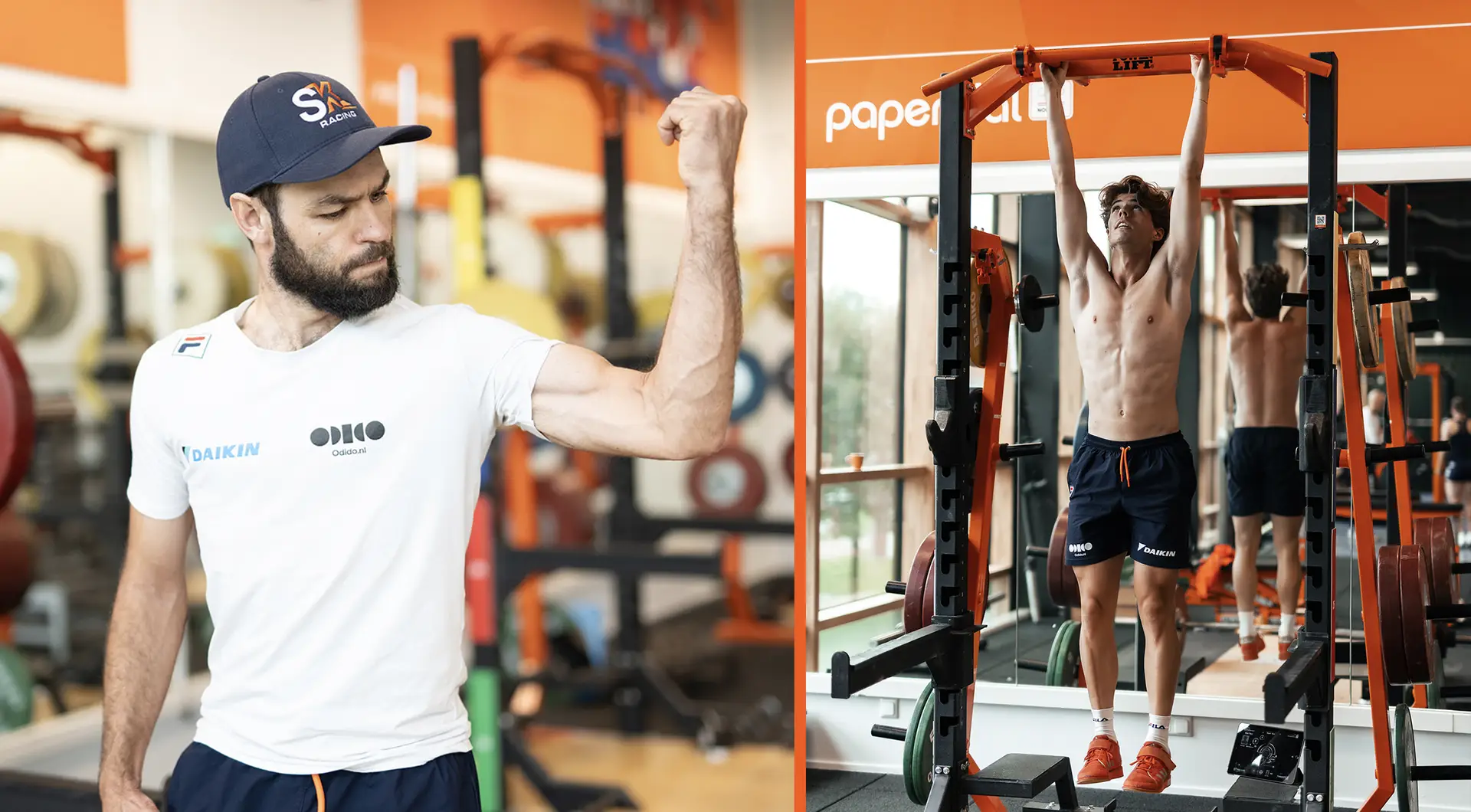 Sjinkie Knegt, Bram Steenaart, krachttraining