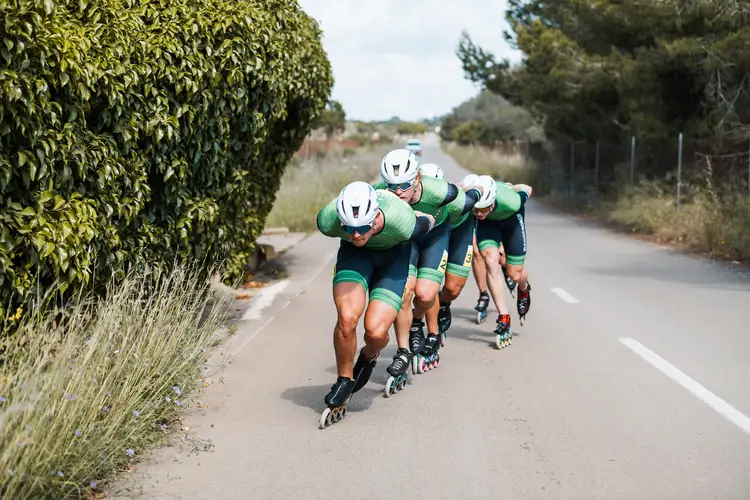 Reggeorghs skeelertrein op Mallorca