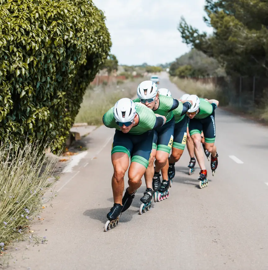 Reggeorghs skeelertrein op Mallorca