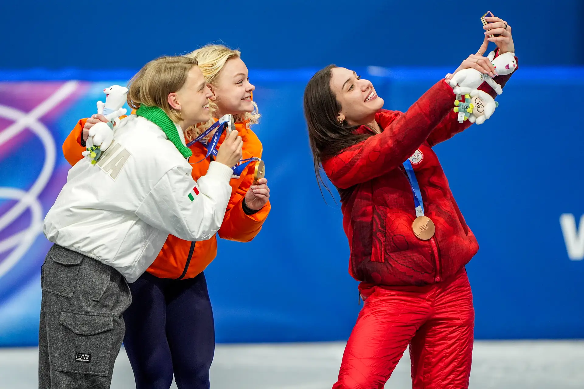 Even lachen voor de foto