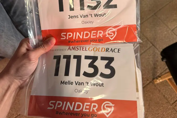 Startnummers AGR broers Van 't Wout