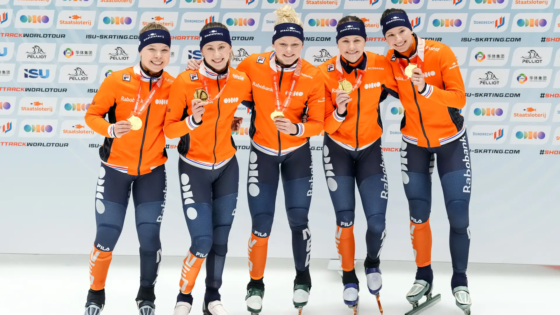 Vrouwenrelay WT 4 winst