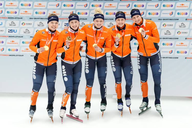 Vrouwenrelay WT 4 winst