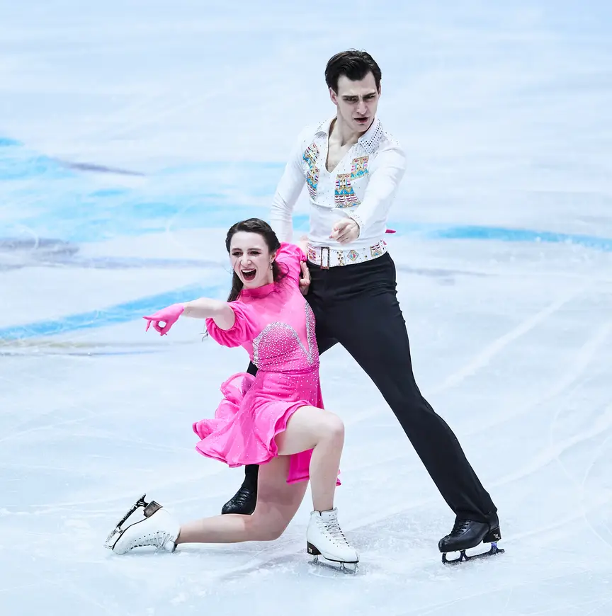 Sherim van Geffen en Chelsea Verhaegh op het WK 2026 ritmische dans