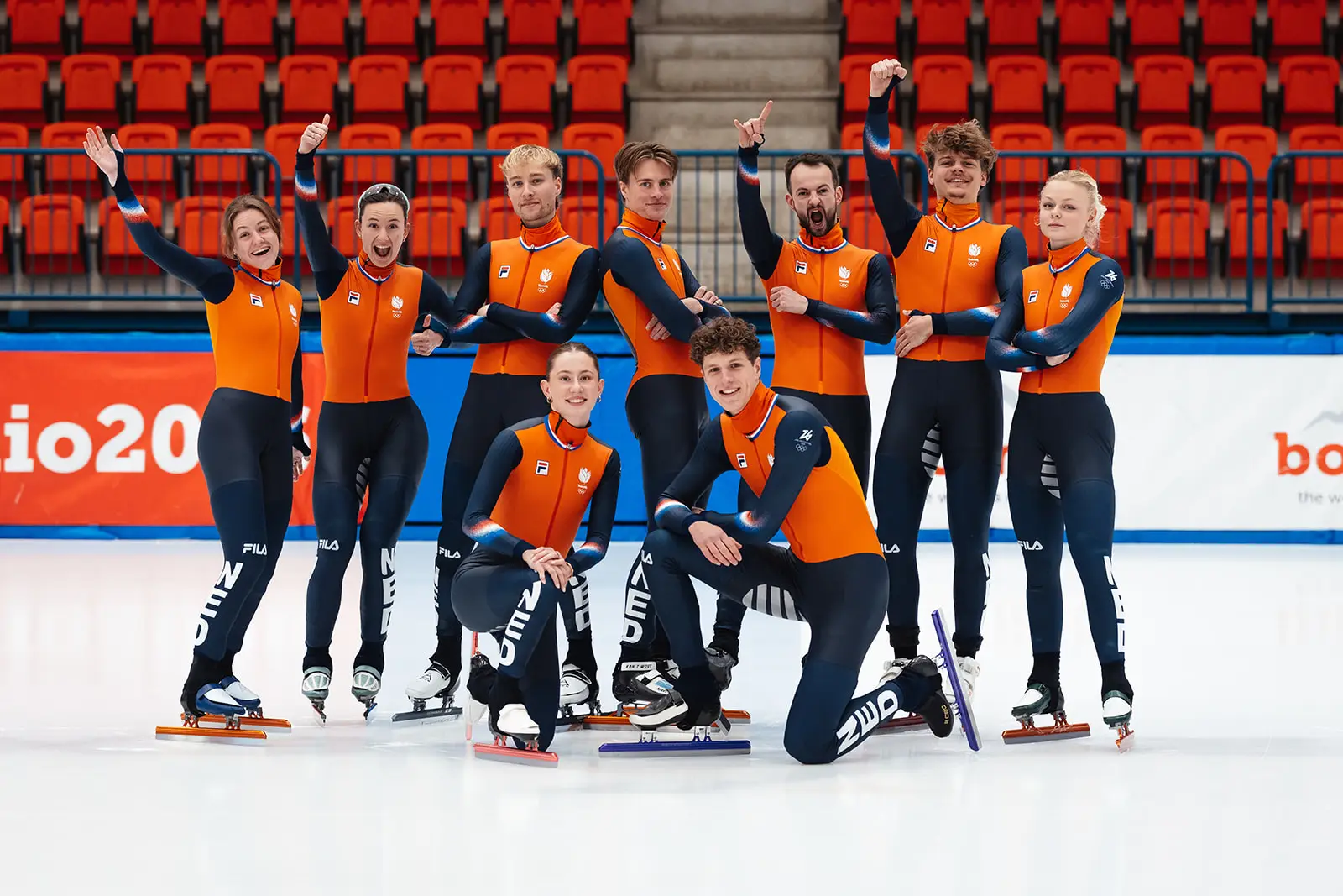 TeamNL Shorttrack Bormio paar dagen voor vertrek