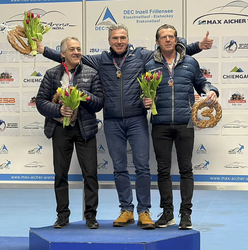 Van der Plaats en Boucher op erepodium WK Masters 2026 (M65)