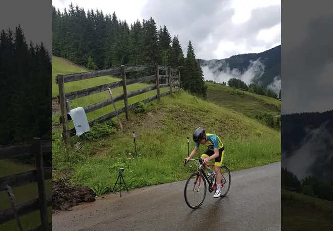 Wabe de Rooij 2020, klimtijdrit Sportchalet Viehhofen