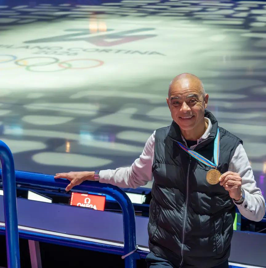 Wilf O'Reilly met goud van 1988