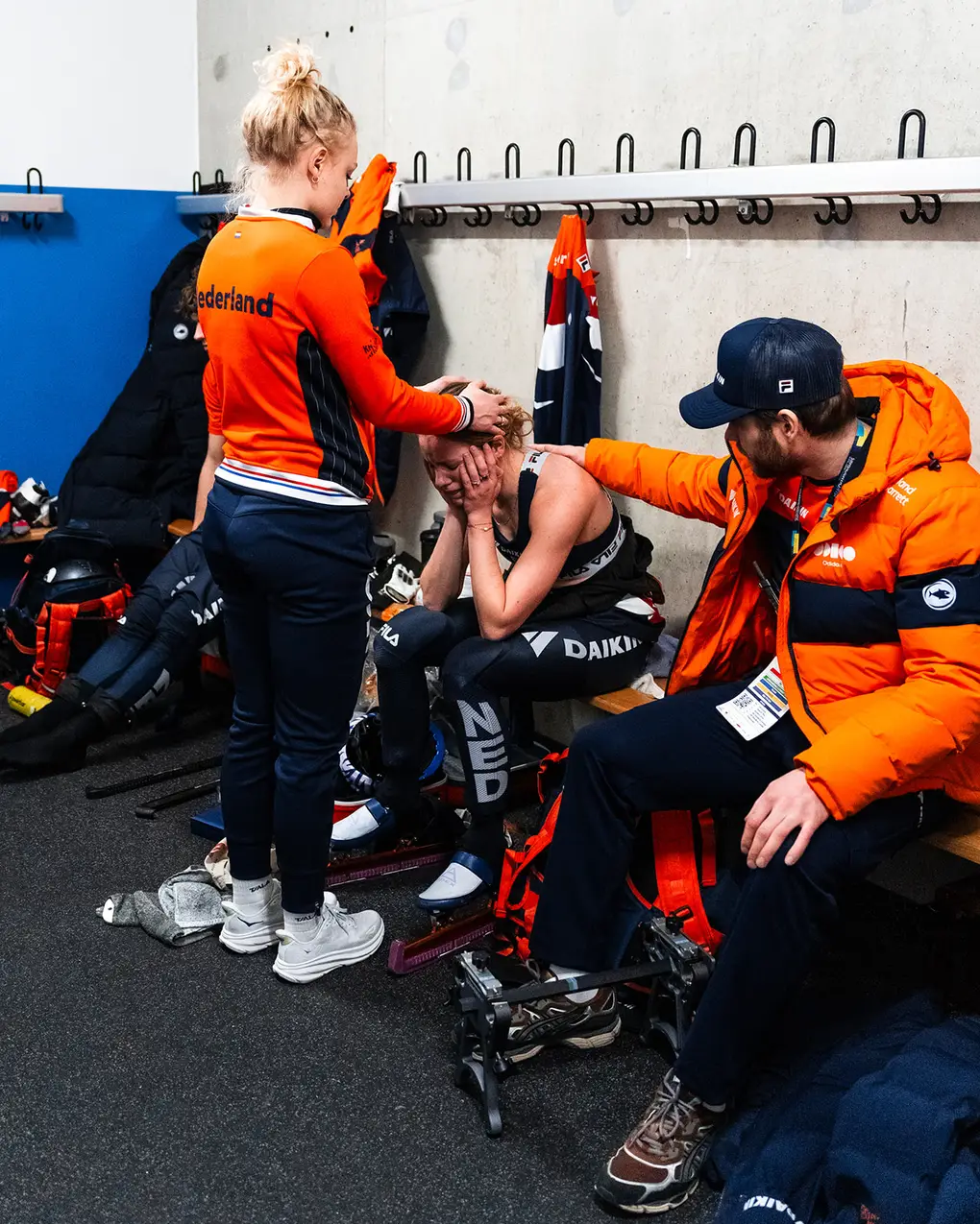 Xandra Velzeboer troost zus Michelle na EK 500 m finale