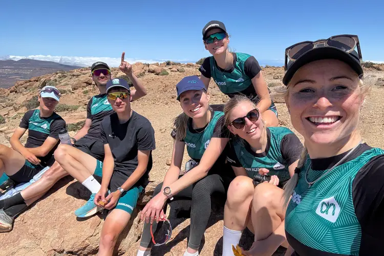 Team Albert Heijn Zaanlander op de Teide