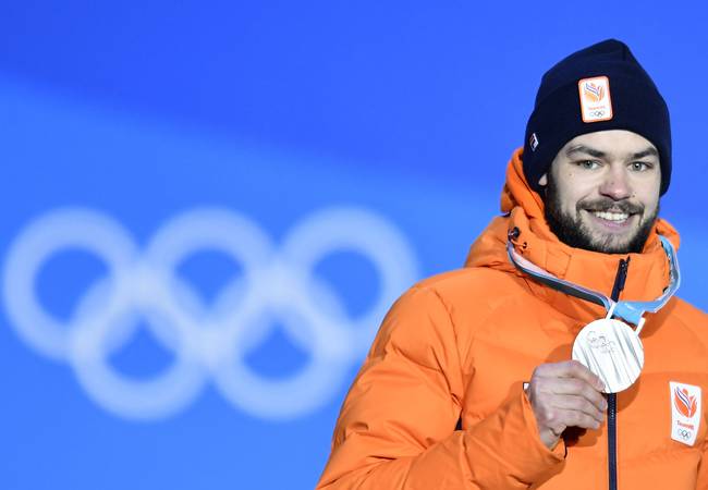 Knegt wint zilver op OS 2018