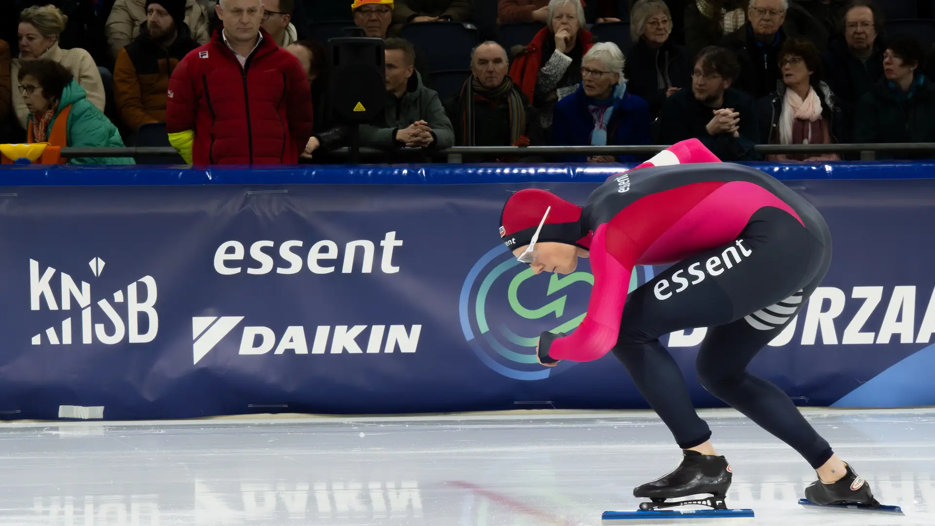 Merijn Scheperkamp aan de start.