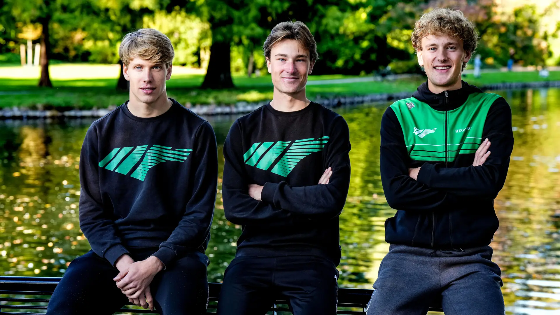 Johan Talsma  Sil van der Veen en Jasper Krommenhoek