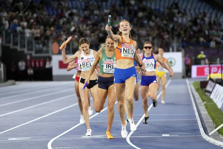 Femke Bol EK 4x400 meter