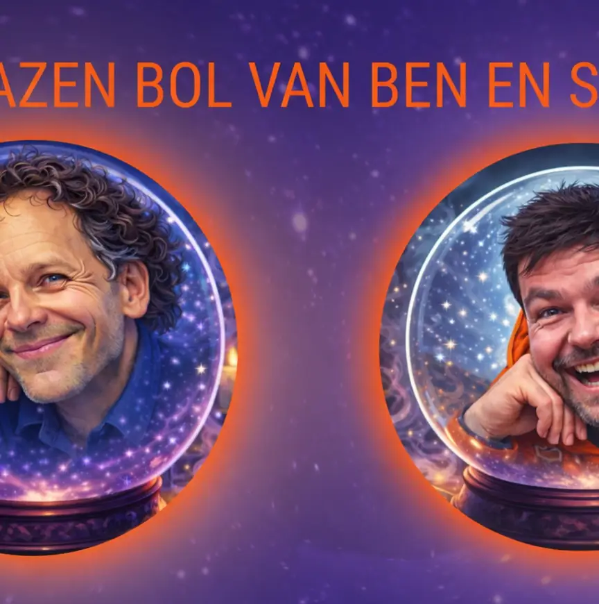 Glazen Bol Ben en Sjinkie