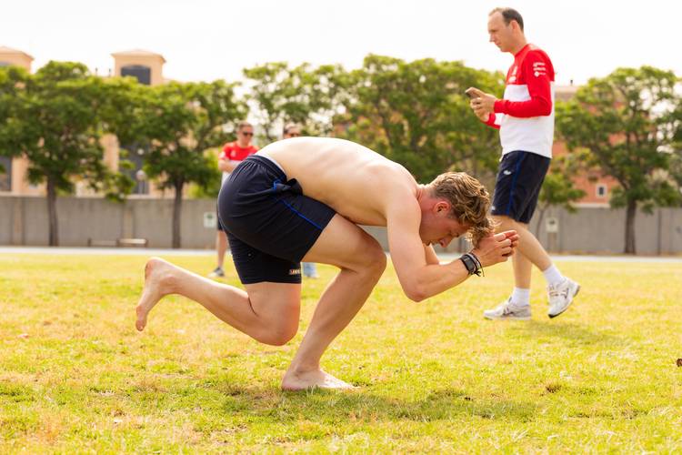 Mats van den Bos trainingskamp