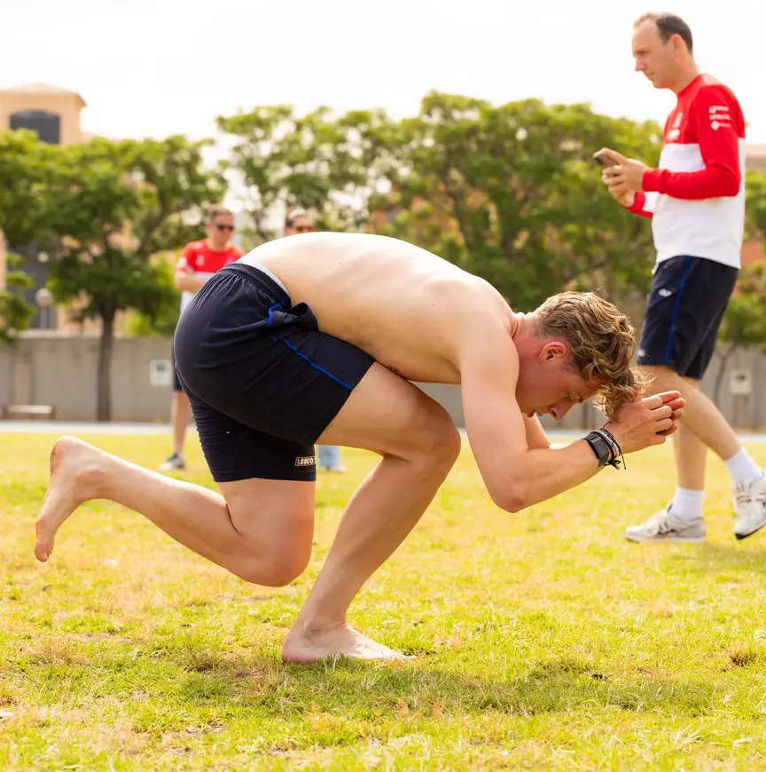 Mats van den Bos trainingskamp