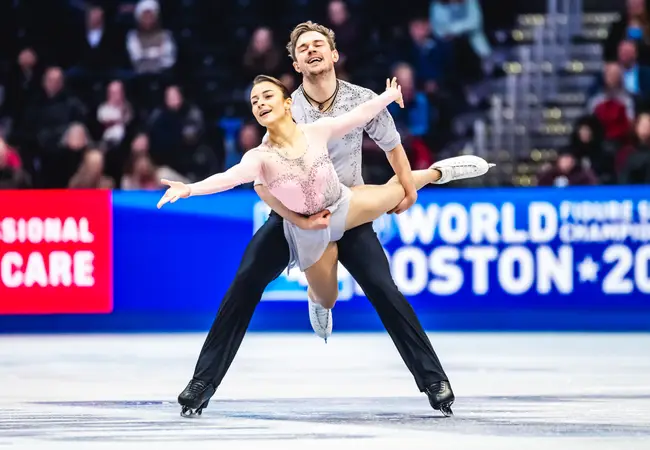 Daria Danilova en Michel Tsiba