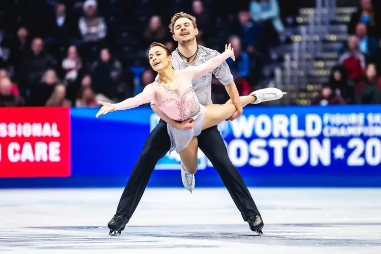 Daria Danilova en Michel Tsiba