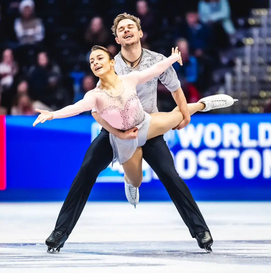 Daria Danilova en Michel Tsiba