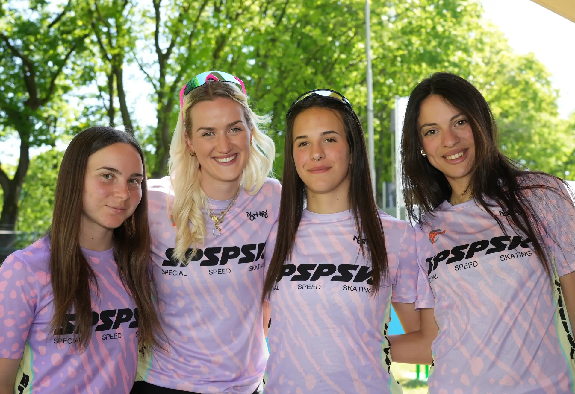 Berber Vonk en haar teamgenoten