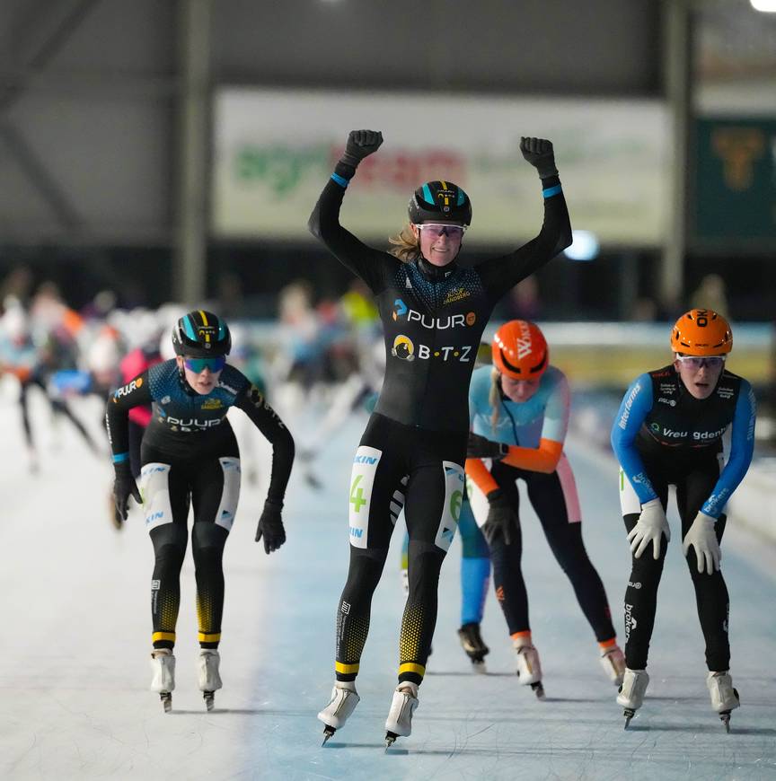 Esther Kiel wint de Boerenkool marathon in Hoorn