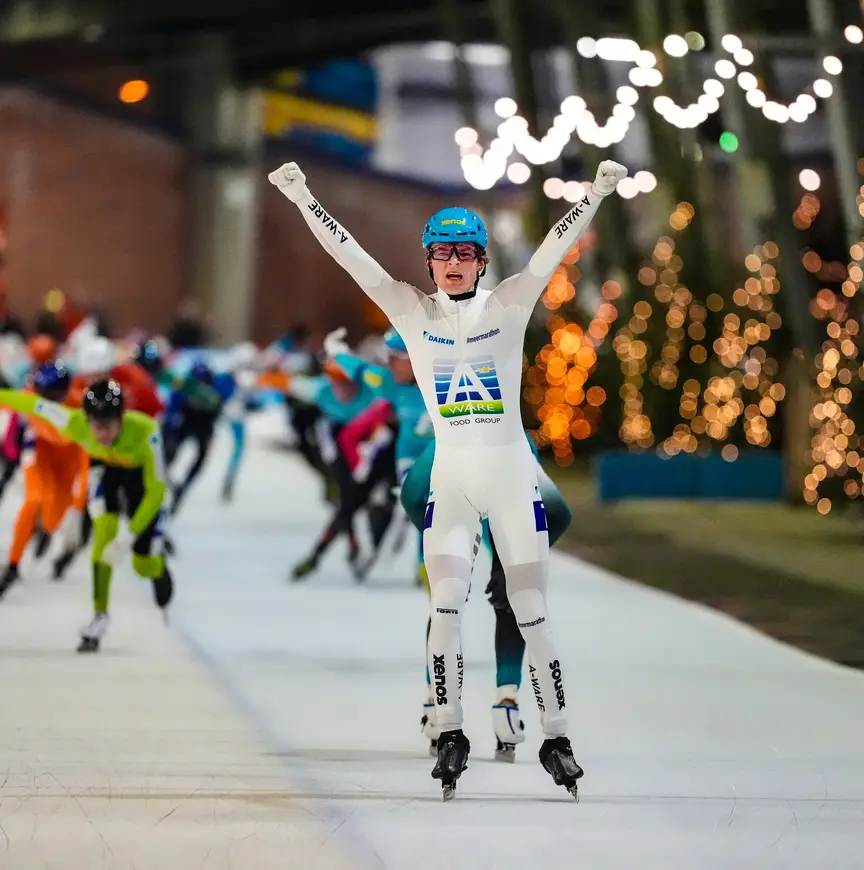 Chris de Velde wint in Deventer