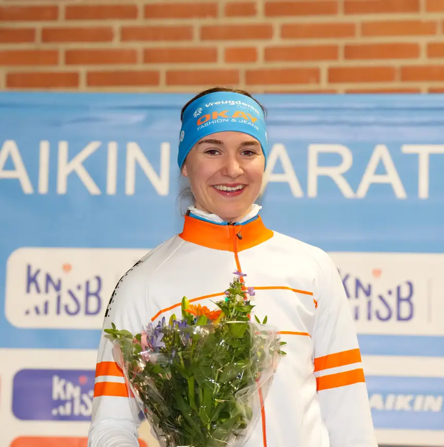 Dankzij haar zege behield Fransen ook het witte pak voor beste jongere.