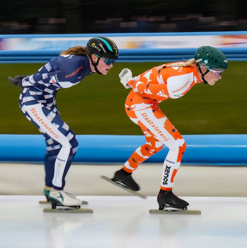 Marijke Groenewoud & Esther Kiel tijdens de finale van De Vier van Noord-Holland 2024