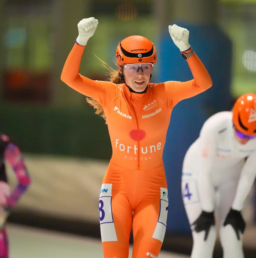 Amber van der Mijden wint in Haarlem