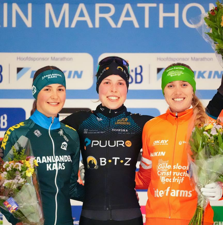 Podium Marathon Cup Haarlem